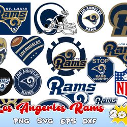 Los Angeles Rams svg SVG, Rams  svg, Clipart for Cricut, Football SVG, Rams  Team, Football , Digital download