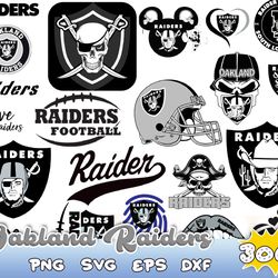 Oakland Raiders svg , Raiders svg Bundle, Raiders svg, Clipart for Cricut, Football SVG, Football , Digital download