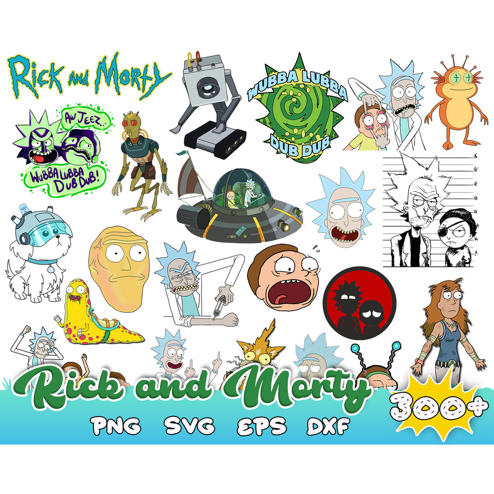 Rick and Morty SVG Bundle, Morty svg,png cut file, Rick and Morty vector, Rick and Morty file cricut Active.jpg
