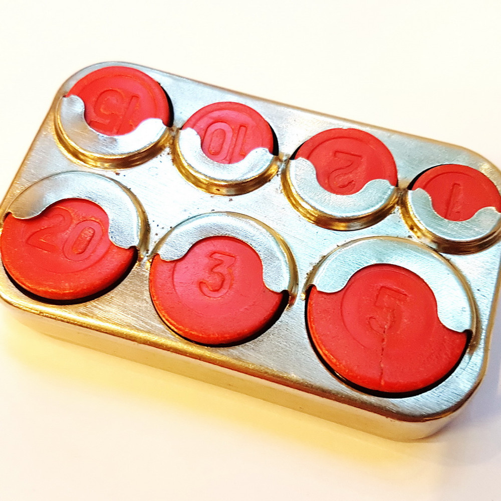 5 USSR Coin Collecting Box Storage Capsules Holder Plastic Case Souvenir VYBORG 1970s.jpg