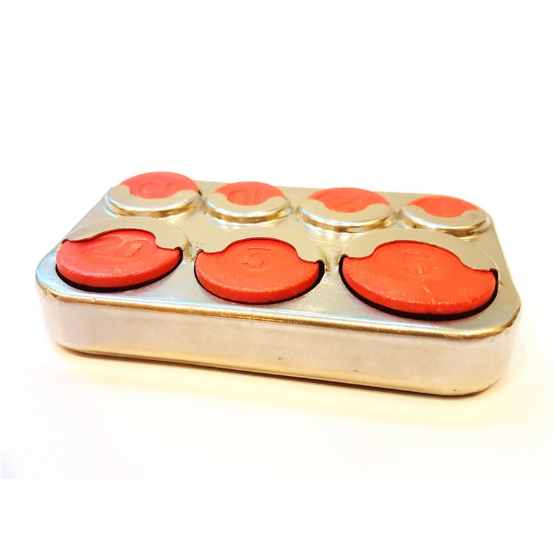 9 USSR Coin Collecting Box Storage Capsules Holder Plastic Case Souvenir VYBORG 1970s.jpg