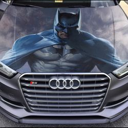 Vinyl Car Hood Wrap Full Color Graphics Decal Batman Sticker