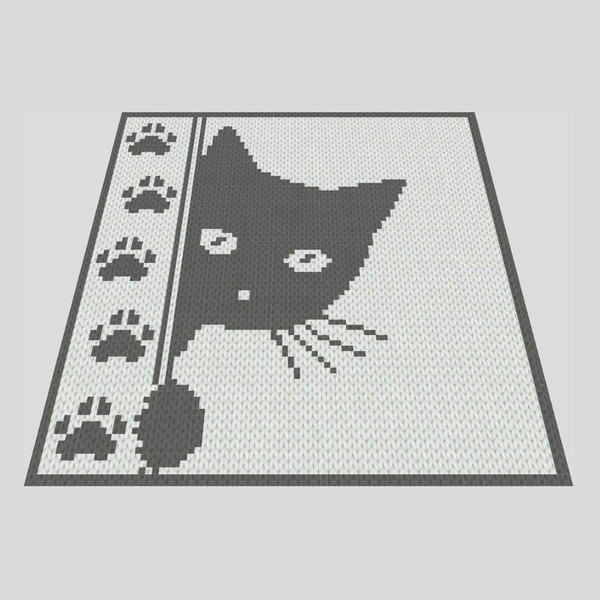 loop-yarn-finger-knitted-black-cat-blanket-6