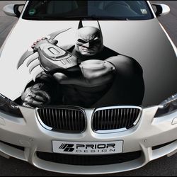 Vinyl Car Hood Wrap Full Color Graphics Decal Batman Sticker 5