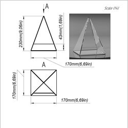 project 331. stained glass printable pattern. brillant3d