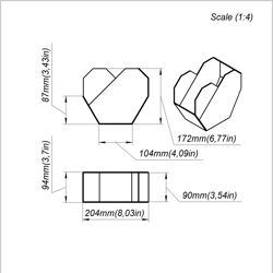 project 337. stained glass printable pattern. brillant3d