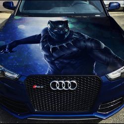 Vinyl Car Hood Wrap Full Color Graphics Decal Black Panther  Sticker 2