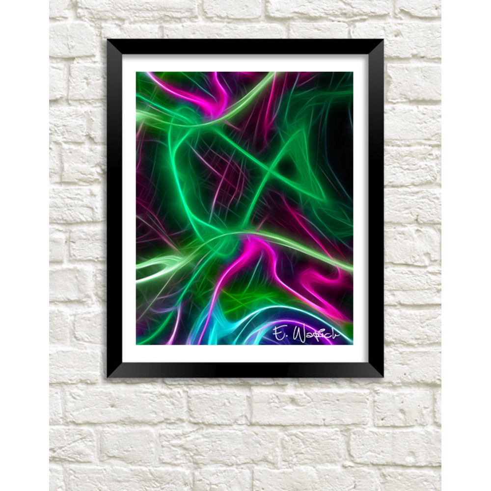 Colorful Things black frame signed brick wall.jpg