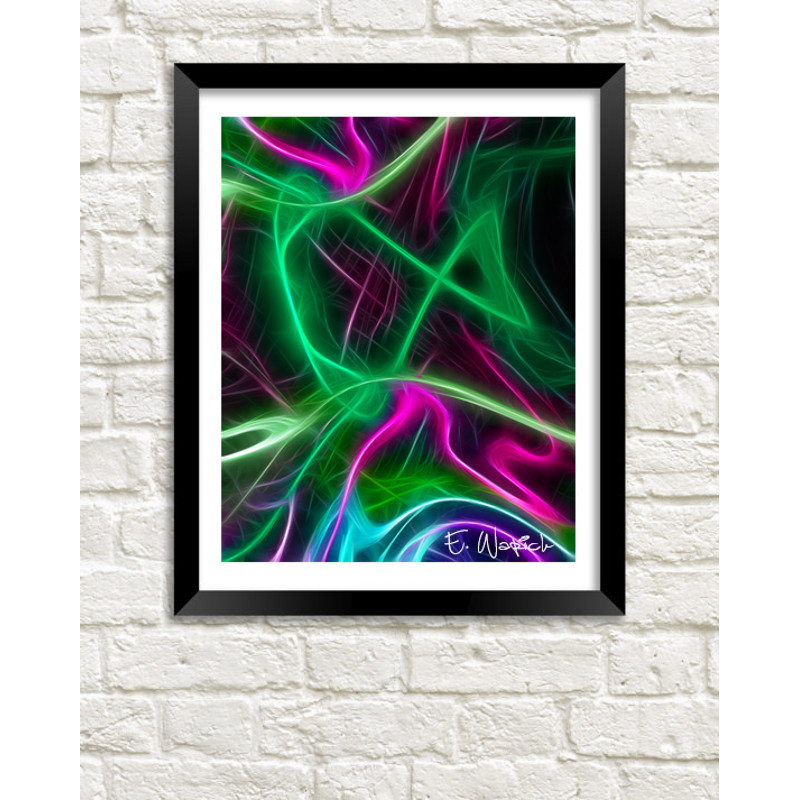 Colorful Things black frame signed brick wall.jpg