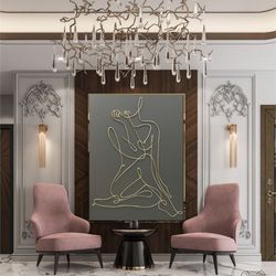 gold leaf abstract, modern acrylic painting on canvas, large gold leaf abstract painting, original abstract painting