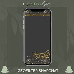 Class of 2023 Geofilter Snapchat Diploma Filter Prom Party Snap Congratulations Grad GeoFilter Gold Graduation Snap Chat