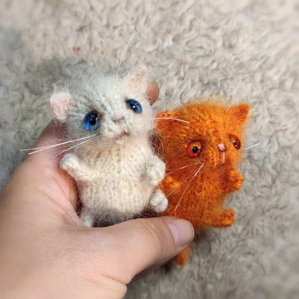 Newborn cat knitting pattern, toy knitting pattern, amigurumi pattern, knitted kitty, kitten tutorial, how to knit cat 2.jpg