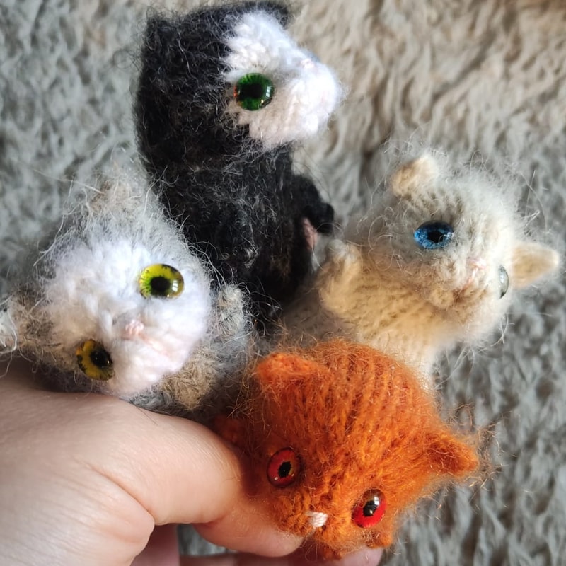 Newborn cat knitting pattern, toy knitting pattern, amigurumi pattern, knitted kitty, kitten tutorial, how to knit cat 12.jpg