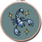 78x85 st Scorpio Zodiac modern cross stitch PDF pattern