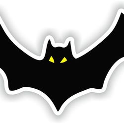 bat sticker for bumper car van truck motorcycle helmet toolbox door pc boat
