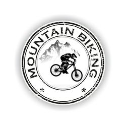mountain biking sticker sports cycling bike for car laptop book fridge guitar motorcycle helmet toolbox door pc boat