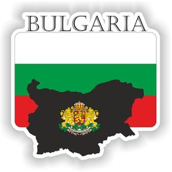 bulgaria sticker flag mf for laptop book fridge guitar motorcycle helmet toolbox door pc boat