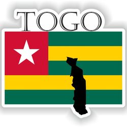 togo sticker flag mf for laptop book fridge guitar motorcycle helmet toolbox door pc boat
