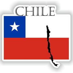 chile sticker flag mf for laptop book fridge guitar motorcycle helmet toolbox door pc boat