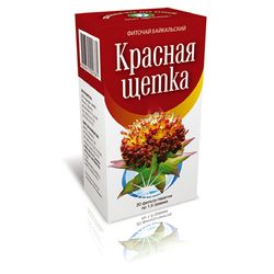 Red brush. Herbal tea Baikal
