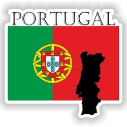 portugal sticker flag mf for laptop book fridge guitar motorcycle helmet toolbox door pc boat