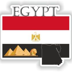 egypt sticker flag mf for laptop book fridge guitar motorcycle helmet toolbox door pc boat