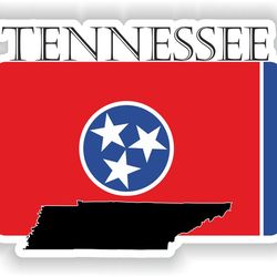 tennessee sticker flag mf for laptop book fridge guitar motorcycle helmet toolbox door pc boat
