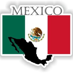 mexico sticker flag mf for laptop book fridge guitar motorcycle helmet toolbox door pc boat