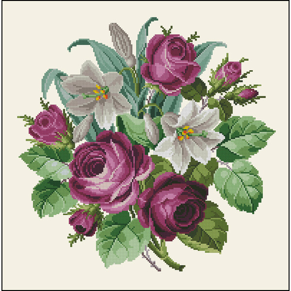 Розовые розы с лилиейником р.jpg