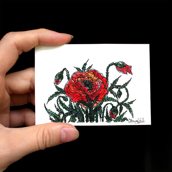 Flower ACEO
