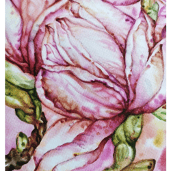 Still Life Original Watercolor Painting. Floreal Wall Art. By Lady Art Gallery