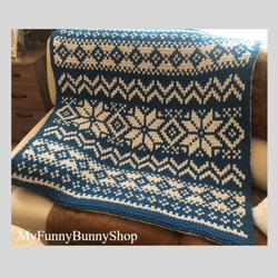 loop yarn finger knitted christmas holiday blanket pattern pdf download