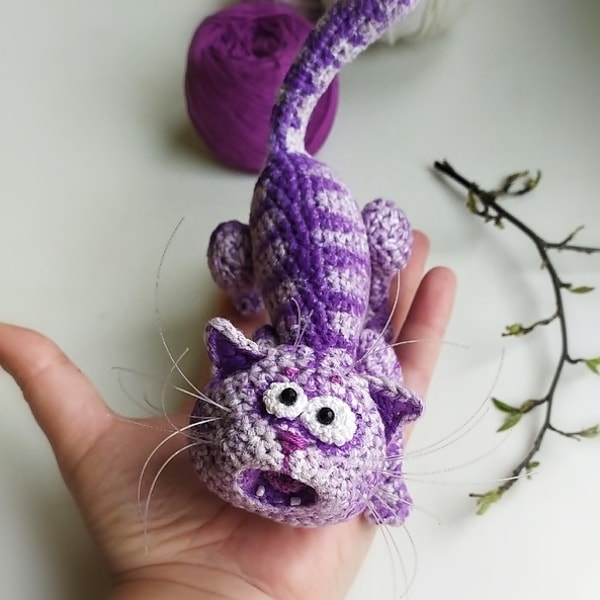 Tomcat crochet pattern, cat crochet pattern, amigurumi cat - Inspire Uplift