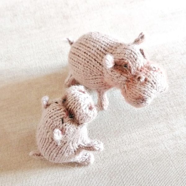 Hippopotamus knitting pattern, cute knitted toy, river-horse toy, hippo pattern, amigurumi animal pattern, toy tutorial 3.jpg