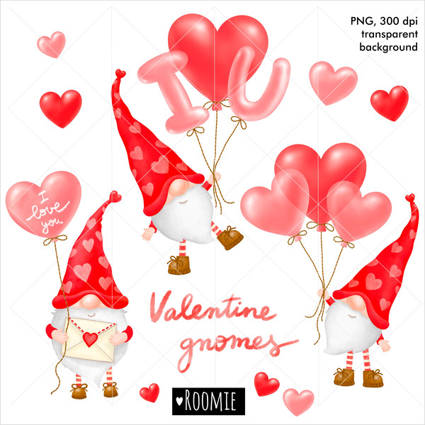 Watercolor Valentine Gnomes Clipart.jpg