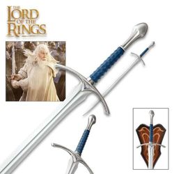glamdring sword of gandalf with scabbard lord of the ring replica sword