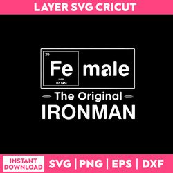 the original ironman svg, png dxf eps digital file