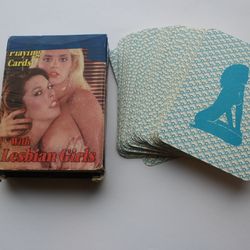 Vintage deck of 53 erotic playing cards,  Adult cards,vintage playing cards, cover girls, nude girls , Poker Deck, 1980s