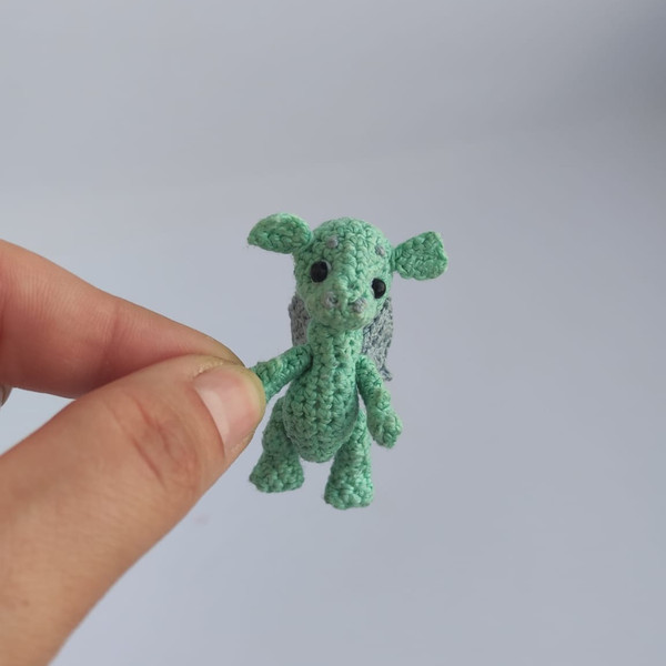 Baby dragon crochet pattern, amigurumi, cute crochet toy, toy for doll, crochet accessories, crochet dragon, tutorial 3.jpeg