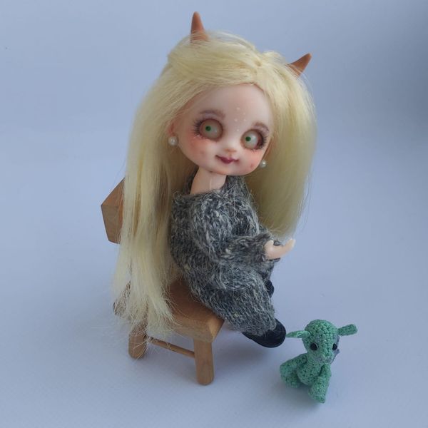 Baby dragon crochet pattern, amigurumi, cute crochet toy, toy for doll, crochet accessories, crochet dragon, tutorial 9.jpeg