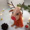 Christmas deer knitting pattern, cute knitted toy, amigurumi animal pattern, homr nrw year decor, kids toy tutorial, DIY 4.jpg