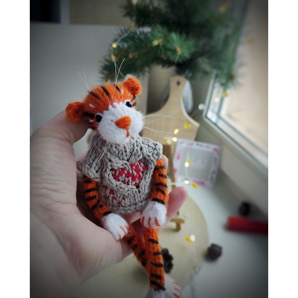 Tiger knitting pattern, cute tiger or pink panther, nursery decor, baby gift, amigurumi pattern, tiger tutorial, ebook 8.jpeg