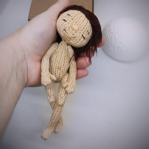 Alice doll knitting pattern, cure knitted doll, amirurumi doll, knitting tutorial, toy for kids, nursery decor, ebook 10.jpg