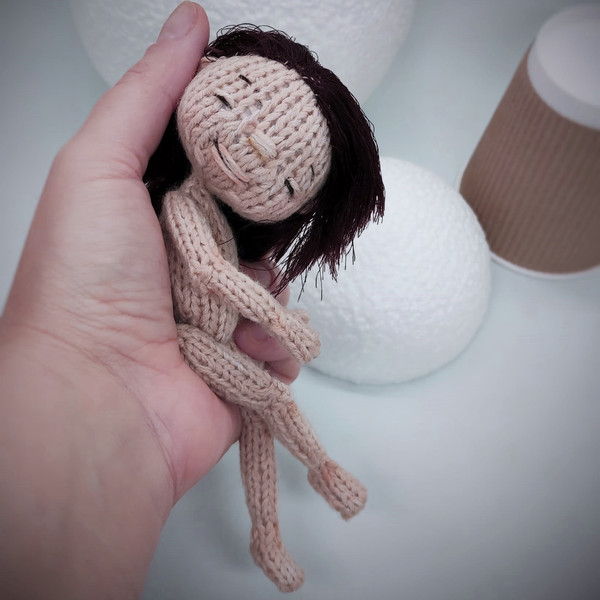 Alice doll knitting pattern, cure knitted doll, amirurumi doll, knitting tutorial, toy for kids, nursery decor, ebook 4.jpg