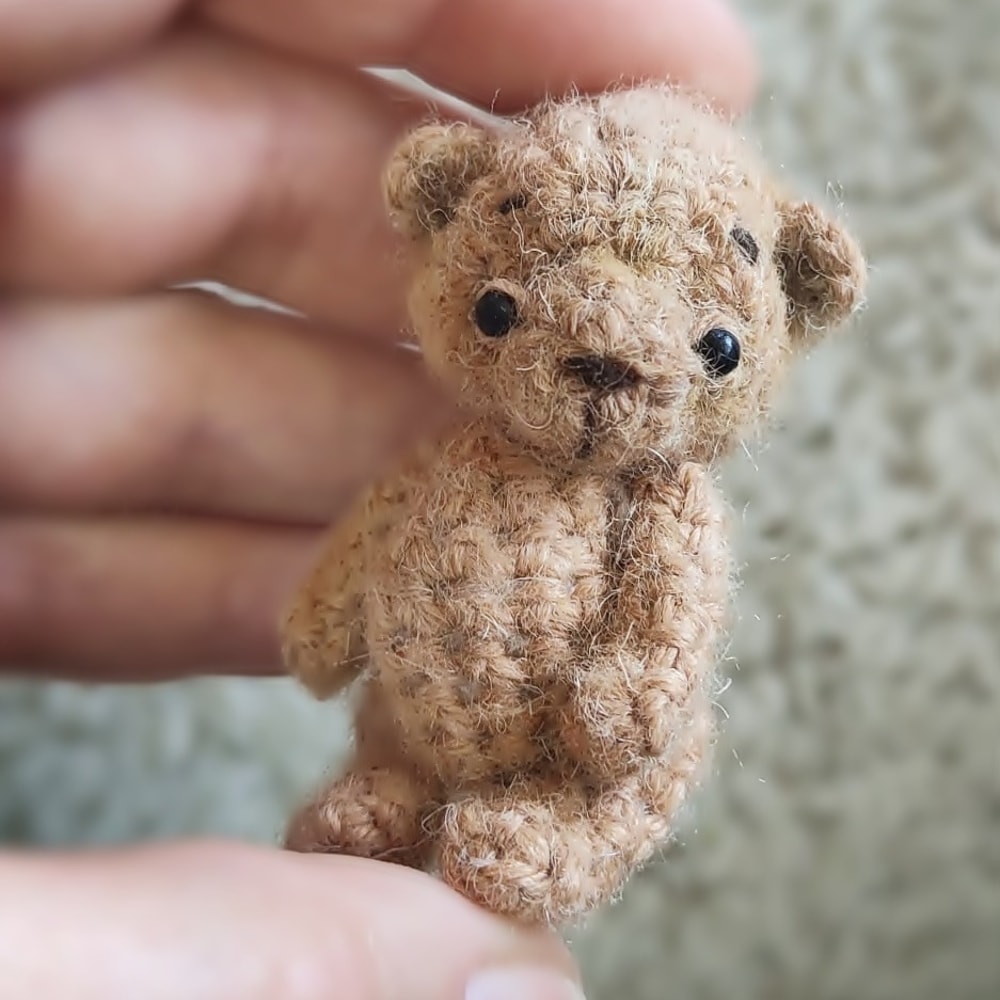 Mini Bear crochet pattern, cute small toy, dolls accessories, teddy bear pattern, amigurumi brooch, tutorial, ebook, DIY 2.jpeg