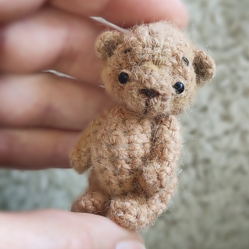 Mini Bear crochet pattern, cute small toy, dolls accessories, teddy bear pattern, amigurumi brooch, tutorial, ebook, DIY 2.jpeg