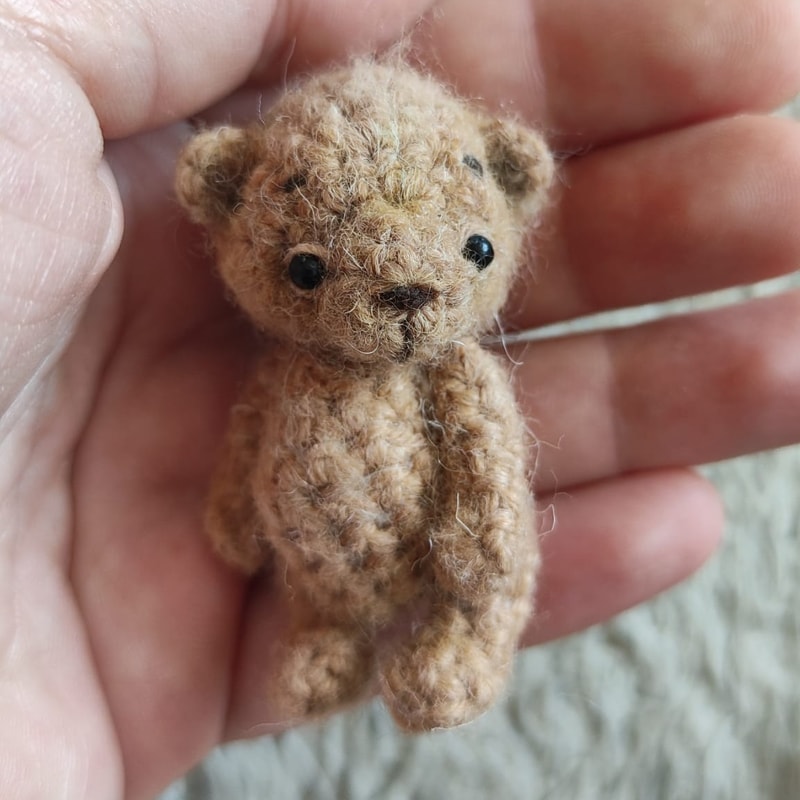 Mini Bear crochet pattern, cute small toy, dolls accessories, teddy bear pattern, amigurumi brooch, tutorial, ebook, DIY 6.jpeg