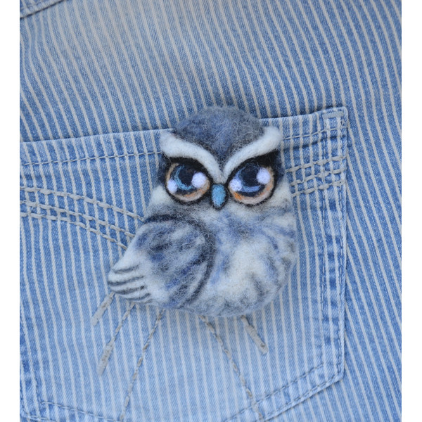 Bird brooch cute Owl lover (6).JPG
