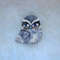 Bird brooch cute Owl lover.JPG
