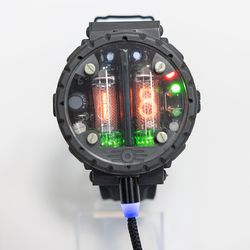 Nixie Tube Watch IN-16, graphite